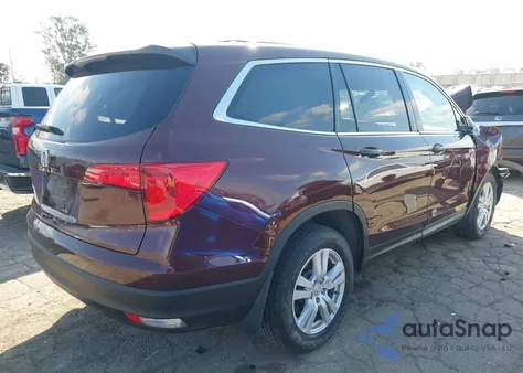 2017 Honda Pilot Lx из США, поврежденный, VIN 5FNYF5H19HB028002
